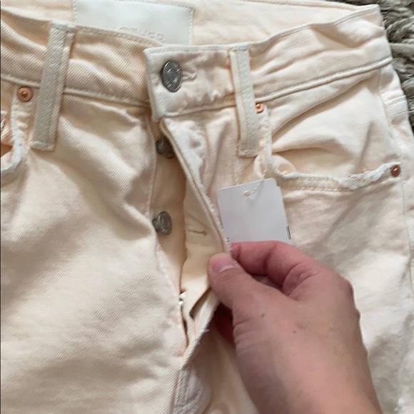 NWT Mother The Tomcat Chew Peach Jeans Size 26 - Picture 8 of 15